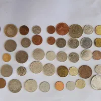 50 عدد سکه خارجی بی تکرار