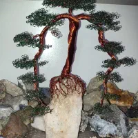 درختچه سیم بافت پایه کوارتز مناسب دکور و کلکسیون|بدلیجات|مشهد, یاس|دیوار