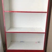 کمدکتابخانه  سه  طبقه ام دی  اف|کتابخانه، شلف، قفسه‌های دیواری|فولادشهر, C1|دیوار