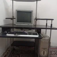 میز کامپیوتر همراه با مانیتور ال جی|میز تحریر و کامپیوتر|دزفول, |دیوار