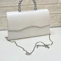 کیف سفید عروس نو