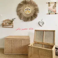 صنایع دستی تلفیق حصیر وچوب|صنایع دستی و سایر لوازم تزئینی|خرمشهر, |دیوار