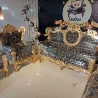 مبل سلطنتی شاهنشین ۷نفره مدل یاس مناسب جهاز