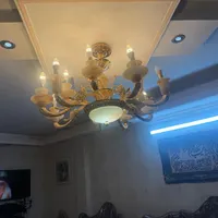 لوستر ۱۲ شاخه سنگی