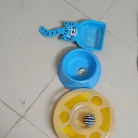بیلچه وظرف غدا اسباب بازی گربه