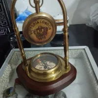 ساعت رومیزی برنجی110ساله بکر