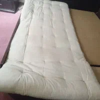 تشک پنبه ای سایزروی تخت دونفره