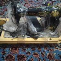 چرخ خیاطی مارشال قدیمی و گهواره نوزاد کاملا نو نو