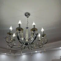 یک عدد لوستر پذیرایی و دو عدد آشپزخانه استیل