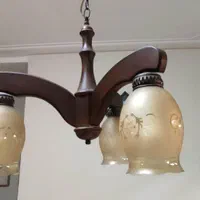 لوستر چوبی