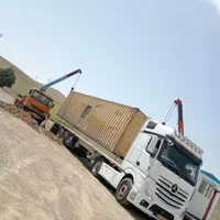 جرثقیل خاور 3تن دکل بلند جهت کار شبانه روزی|خدمات حمل و نقل|شیراز, ترمینال باربری|دیوار