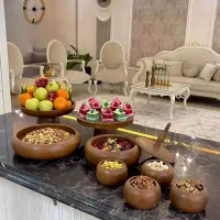 فروش ظروف چوبی|ظروف سرو و پذیرایی|خلخال, |دیوار