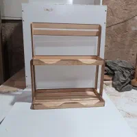 استند چوبی جا ادویه نظم دهنده بانکه بار کافه بار|صنایع دستی و سایر لوازم تزئینی|قم, بیانی|دیوار