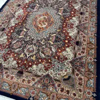 فرش دستبافت 12متری کف سرمه ای اعلا/اقساط