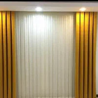 پرده پانچ پرده مینیمال با نمونه پارچها در منزل یا|پرده، رانر، رومیزی|اصفهان, عطار نیشابوری|دیوار