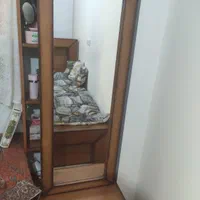 تخت و میز آینه تمام چوب|تخت و سرویس خواب|اصفهان, عقیق|دیوار