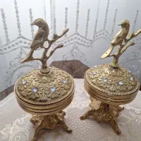 قندان برنزی و شکلات خوری