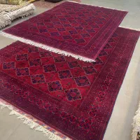 فرش دستباف (بساک)جفت ۹ متری کرک ریزباف|فرش|مشکین‌دشت, |دیوار