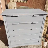 دراور 5کشو تمام چوب آماده رنگ