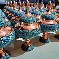 شکلات خوری بزرگ فیروزه کوب گزخوری بزرگ فیروزه کوب|صنایع دستی و سایر لوازم تزئینی|برخوار, |دیوار