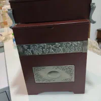 جا دستمال و سطل