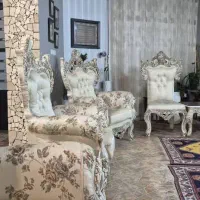 مبل 7 نفره با میز و صندلی نهارخوری 8 نفره  دست دوم|مبلمان خانگی و میز عسلی|شیراز, غدیر جنوبی|دیوار