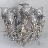 لوستر برنز 10 شاخه طرح فرشته
