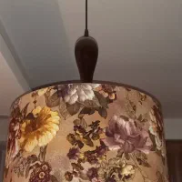 لوستر و ۲عدد آباژور و۲عدد تابلو همه ست هم