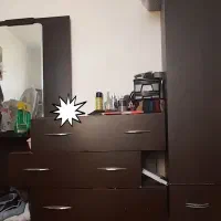 ست کمد وتخت و میز آرایشی