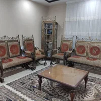 مبلمان فلزی برنز بوفه ویترین میز TV عسلی فرفورژه|مبلمان خانگی و میز عسلی|کرج, گوهردشت|دیوار