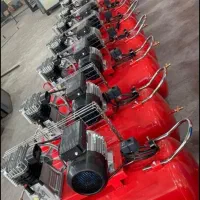 کمپرسوربادپمپ باد ۲۵۰لیتری سپاهان 2سیلندر چهار چرخ