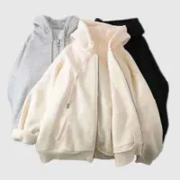 سوییشرت جلو زیپ کلاه دار