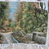 تابلو فرش کوچه باغ