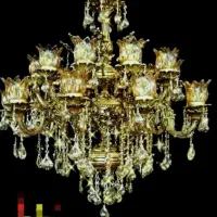 لوستر ۸شعله برنزی