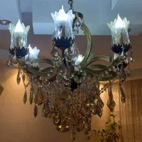 لوستر کریستالی ۶ شاخه