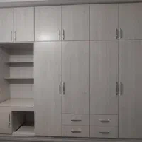 طراحی و اجرای کابینت کمد دیواری دکور تیوی وال|مصالح و تجهیزات ساختمان|اهواز, گلستان|دیوار