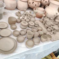 آموزش سفالگری با چرخ، سفال دستی، مجسمه سازی|خدمات آموزشی|قم, انسجام|دیوار