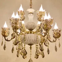 لوستر چینـ‌ـی 1‌2 شعله/تعویض لوستر کهنه با نو