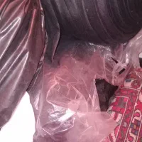 پارچه کج راه مشکی