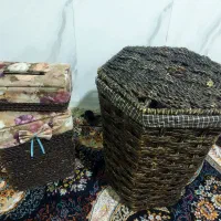 سبد حصیری لوازم خانه
