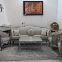 مبلمان ۷نفره چوب راش. پارچه نانو. کار تهران.|مبلمان خانگی و میز عسلی|مشهد, جاهد شهر|دیوار