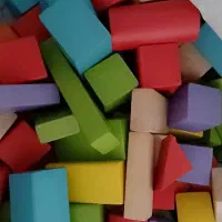 بلوک های چوبی خانه سازی