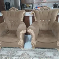 مبل هفت نفره به همراه میز پذیرایی|مبلمان خانگی و میز عسلی|رشت, جهاد|دیوار