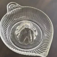 زیرسیگاری کریستال فرانسه و آب مرکبات گیری آنتیک|کلکسیون اشیاء عتیقه|تهران, نیروی هوایی (پیروزی)|دیوار