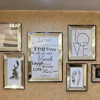 تابلو با ابعاد مختلف اینه ای