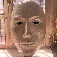 صورتک دکوری پلی استر تمام اکلیل