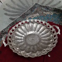 سینی و میوه خوری مسی قلمزنی دکوری قلم کاری|صنایع دستی و سایر لوازم تزئینی|تهران, ستارخان|دیوار