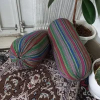 ۱ جفت بالشت لوله ای گرد سنتی درحدنو