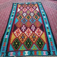 گلیم  پشمی|گلیم، جاجیم، گبه|اهواز, زندوکیلی|دیوار