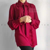 شومیز زرشکی